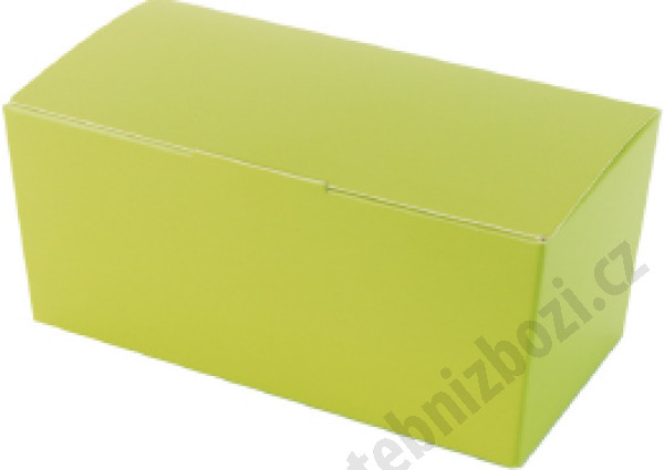 Luxusní krabičky na 125 g čokolády - světlá zelená (25 ks/bal)