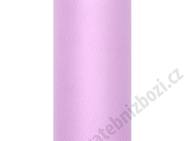 Svatební tyl, šíře 50 cm - světlá lila ( 9 m / rol )                     