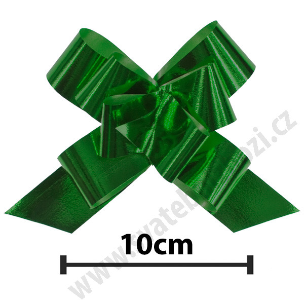 Stahovací stuhy - Basic 3/50 METAL - tmavě zelená (50 ks/bal)