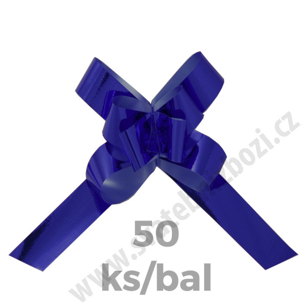 Stahovací mašle Basic 3/70 METAL - tm.modrá (50 ks/bal)