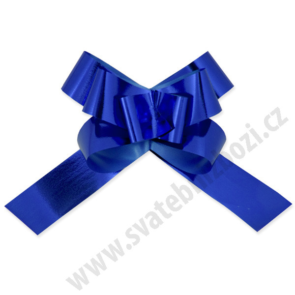 Stahovací mašle Basic 5/90 METAL - tmavě modrá (50 ks/bal)