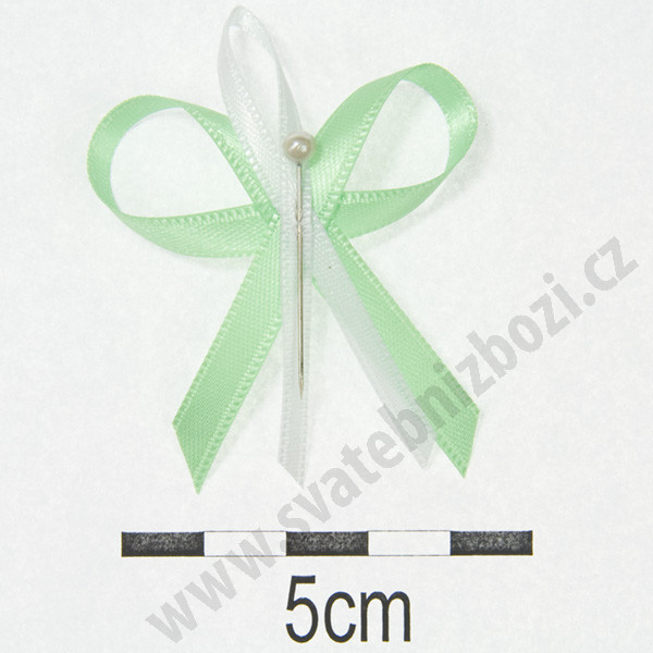 Svatební vývazky Ø 4,5cm - zelená (10ks/bal)