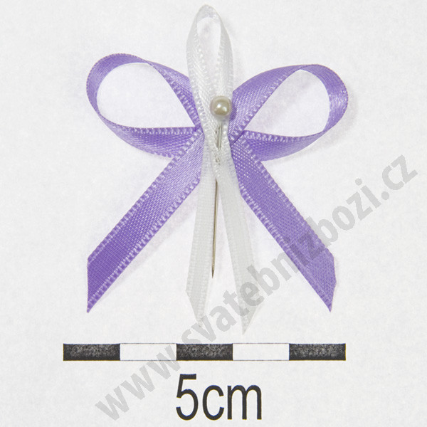 Svatební vývazky Ø 4,5cm - světle fialová (10ks/bal)