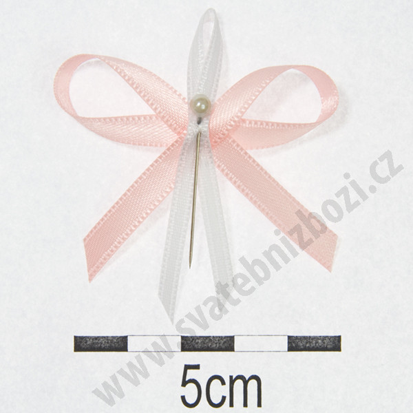 Svatební vývazky Ø 4,5cm - růžová (10ks/bal)