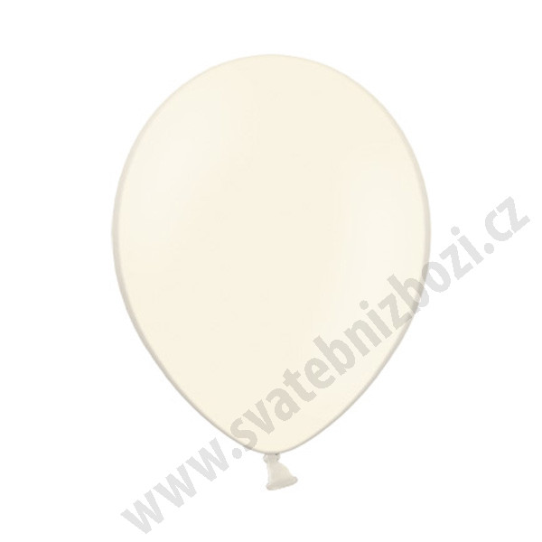 Balonek pastelový -  Ø30cm - krémová (100 ks/bal)
