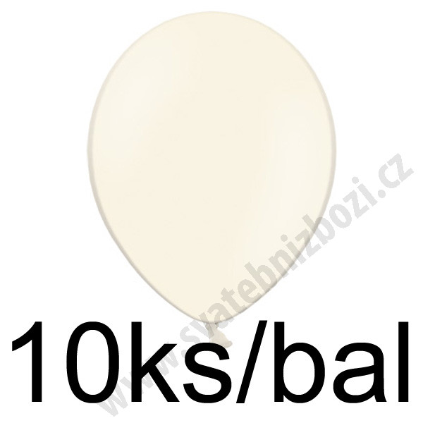 Balonek pastelový -  Ø30cm - krémová (10 ks/bal)