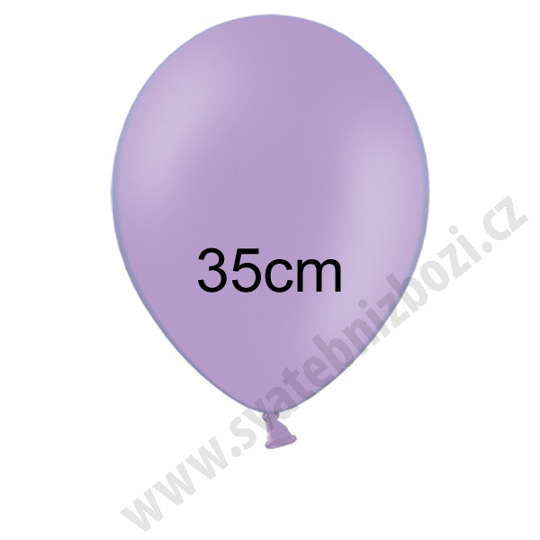 Balonek pastelový - Ø35 cm - lila (100 ks/bal)
