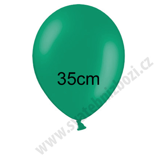 Balonek pastelový - Ø35 cm - zelená (100 ks/bal)
