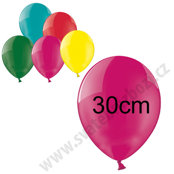 Balonek KRYSTAL -  Ø30cm (100 ks/bal)