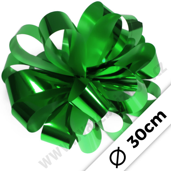 Mašle COALA - 30 cm - tmavě zelená (1 ks)