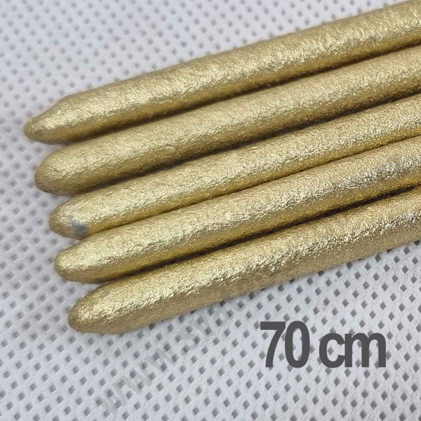 Prskavky 70 cm - zlaté (5 ks/bal)