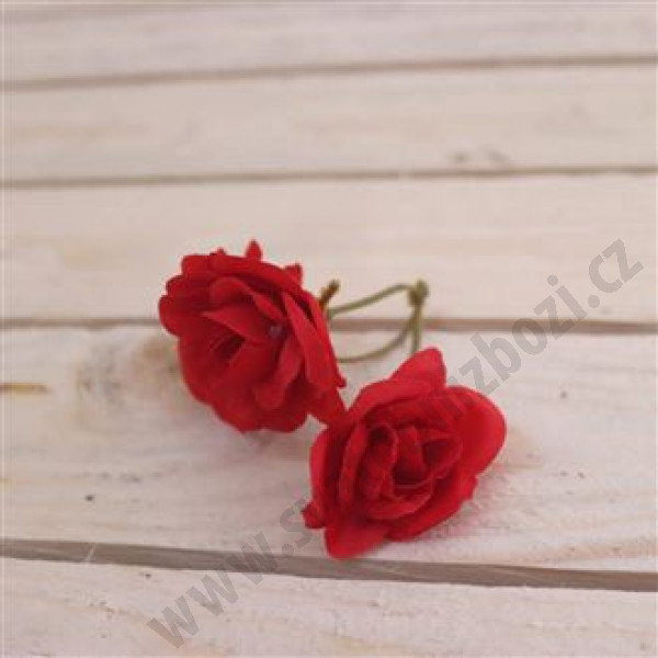 Květ růže, 24 ks červená  MO-371224-08