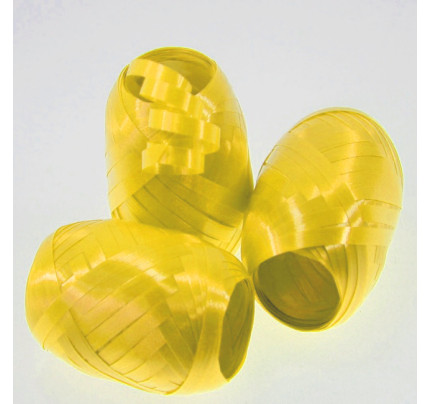 Stuha vajíčko 5 mm x 20 m STANDARD - žlutá (1 ks)