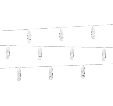Světelný řezěz - kolíčky - 1,4 m - bílá (1 ks)