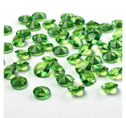 Diamantky, Ø12 mm - zelená (100 ks/bal)