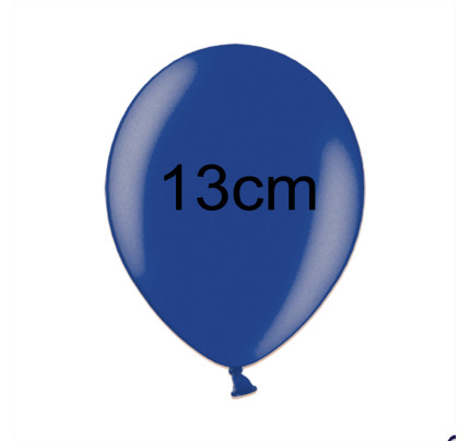 Balonek METALIK - Ø 13 cm - modrá (1 ks)